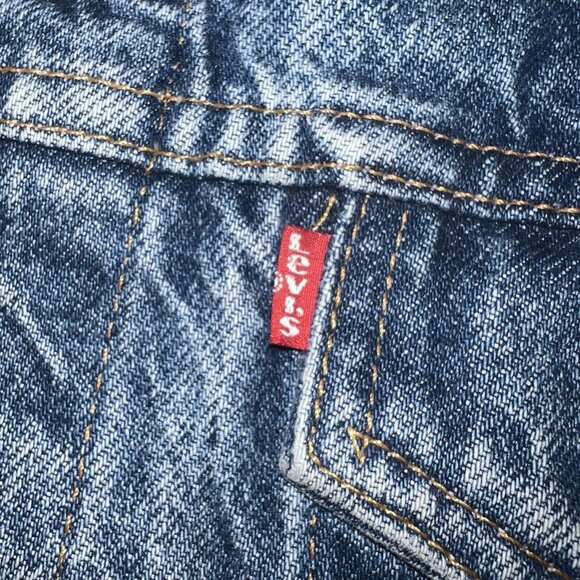 Vintage Levis Denim Trucker Jacket Mens 46 L Type III USA Made 71506-0216 - Picture 6 of 14